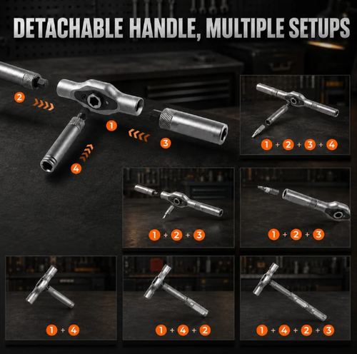 24-in-1 Ratchet Screwdriver Set