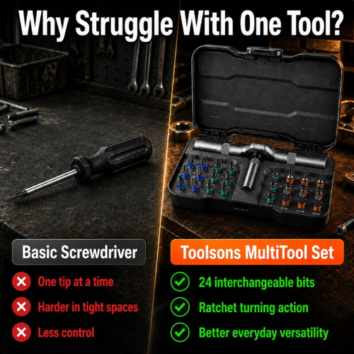 24-in-1 Ratchet Screwdriver Set