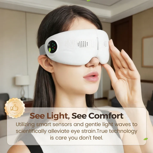 Visual Bluetooth Eye Massager with Heat & Music