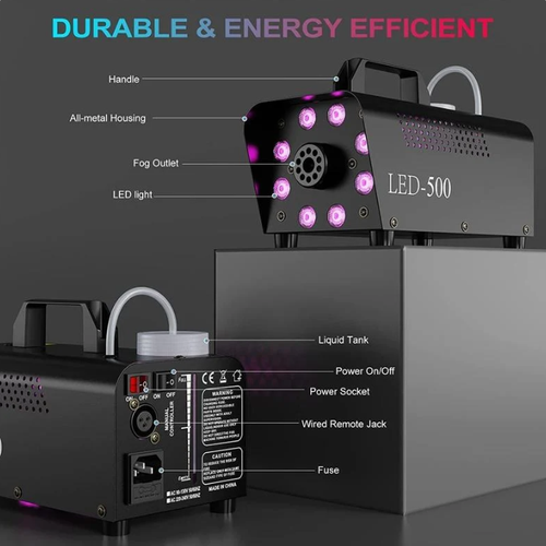 500W LED Stage Fog Machine with Remote Control