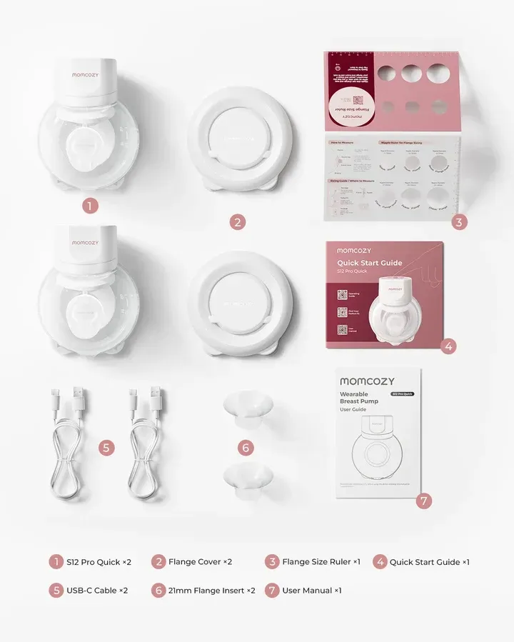 S12 Pro Quick Wearable Breast Pump（2PCS）