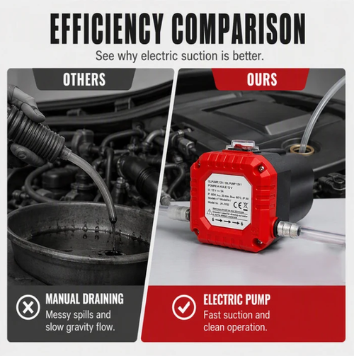 🚗Portable Electric Oil Change Pump