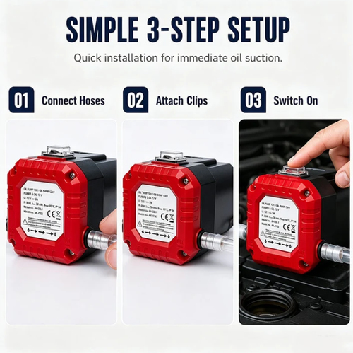 🚗Portable Electric Oil Change Pump