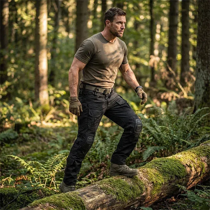 ⏰Men's Tactical Cargo Pants with Knee Pads