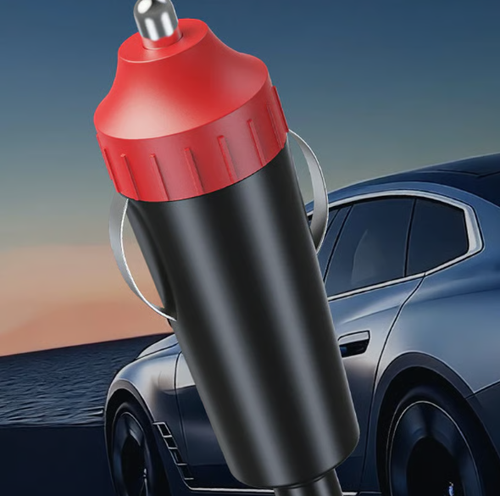 Multifunctional Car Charger with AC Outlets & USB