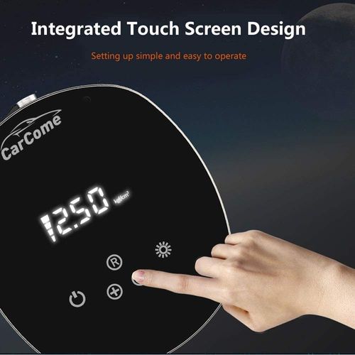 Digital Touch Screen Car Tyre Air Compressor With Flash Light