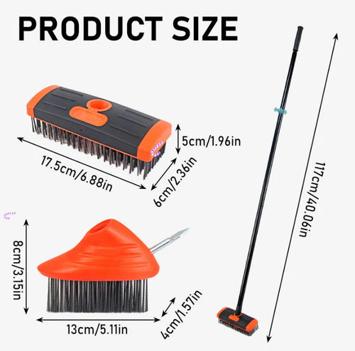 3 in 1 Weeding Wire Brush Tools Set