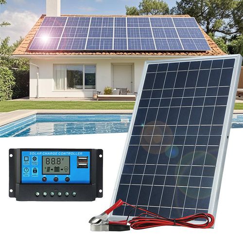 10W Framed Solar Panel Kit