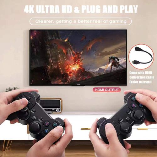 X2 Home Console, Latest Upgraded Model with Ventilation Holes, Wireless Controller, 3D Classic Retro Games