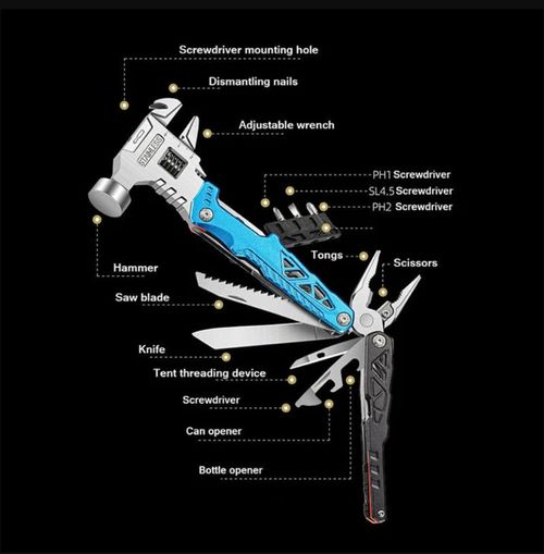 Multi-Function Survival Camping Tool