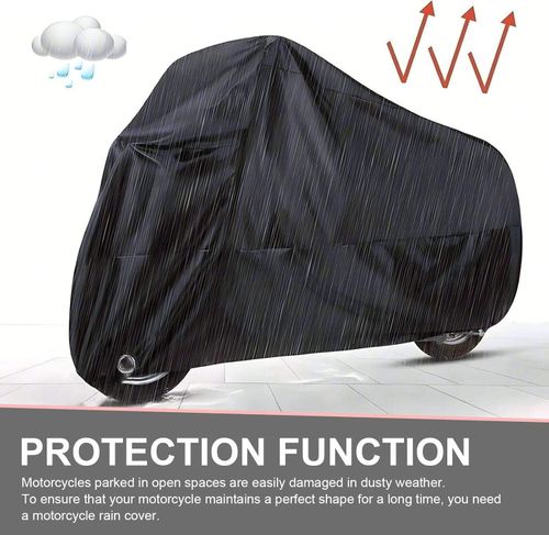 Waterproof Motorcycle Cover Scratch Resistant Anti-Dust Thick Soft Cotton UV Protection