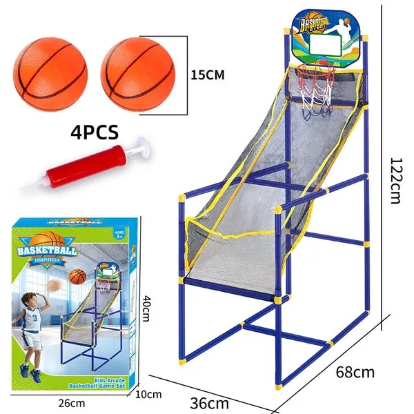 Kids' Indoor Basketball Arcade Game with 4 Balls🏀