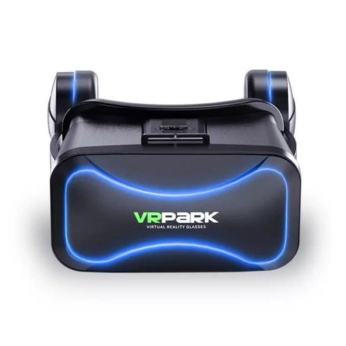 VR Glasses Full Screen Virtual Reality Glasses with Large Headset Game Pad for 4.5 to 6 Inches Android IOS Smartphone