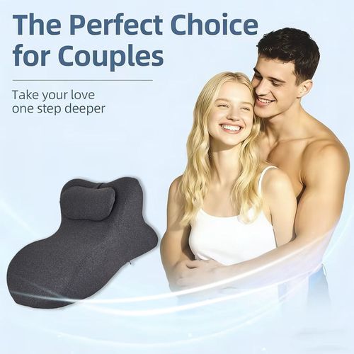 JYM Ergonomic Intimate Pillow Memory Foam Anti-Fatigue Pillow for Couples Intimate Time