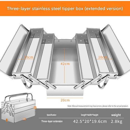 Stainless steel toolbox