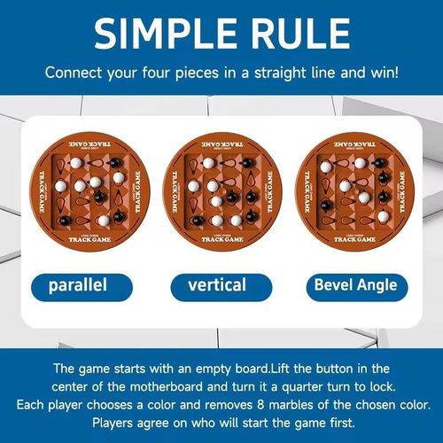 ♟️🌀Logic Chess Track Game Set, perfect for 2-4 players, offering fun-filled family game night entertainment✨💫