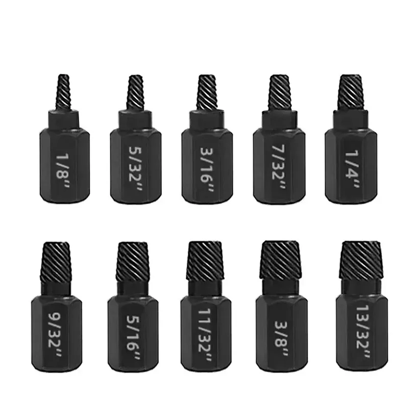 Broken Head Screw Hexagon Socket Bolt Removal Tool（10pcs per set）