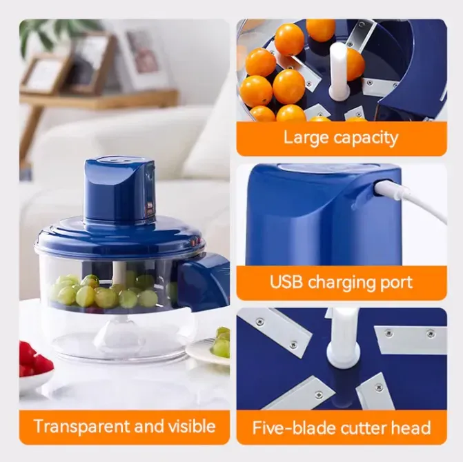 Transparent Electric Fruit & Vegetable Peeler!