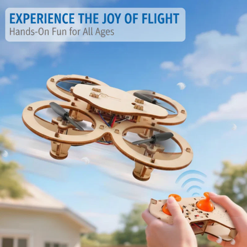 ✈️Kids DIY Wooden Drone Building Kit 🎁💥