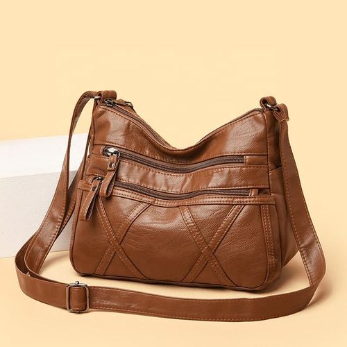 Vintage Genuine LeatherLadies Shoulder Crossbody Bag