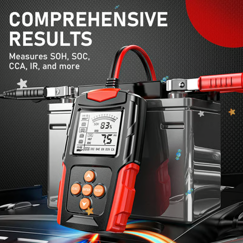 12V 24V Car Battery Tester with CCA & IR