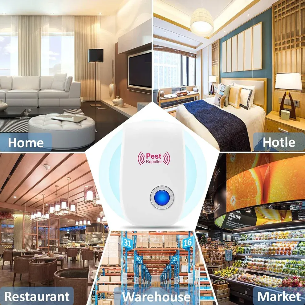 Electronic Pest Repellent Control Aid（2PCS）