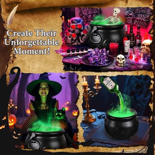 Magic Boiling Potion Skull Ornament