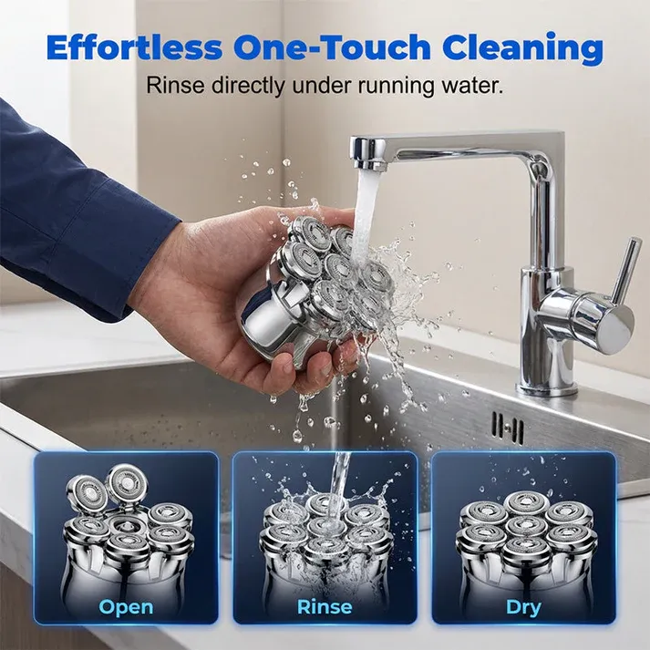 Waterproof Wet & Dry Rotary Shaver