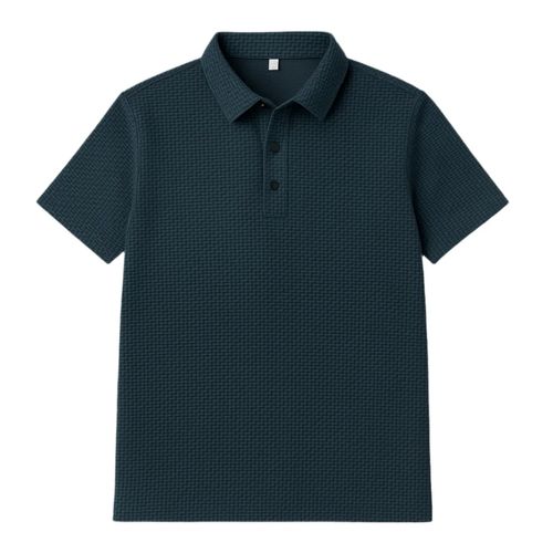 High-end mesh ice silk short-sleeved T-shirt for men