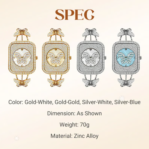 ⏳Time-limited Special⏰Women Elegant Butterfly Jewelry Chain Watch🎀💎⌚