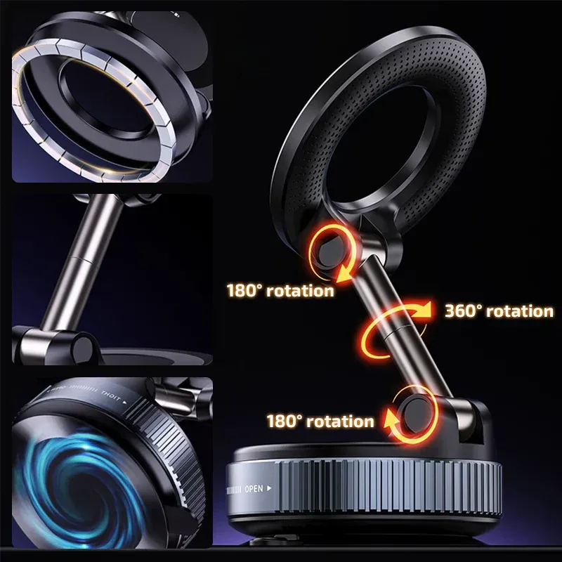Rotatable Magnetic Car Phone Mount