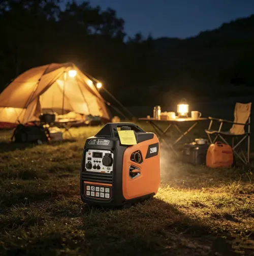 2kW silent variable-frequency gasoline generator, low power