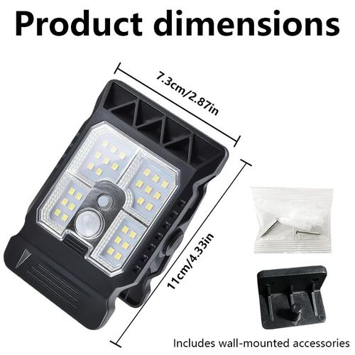 Outdoor Solar Clip Light with Motion Sensor(2PCS)