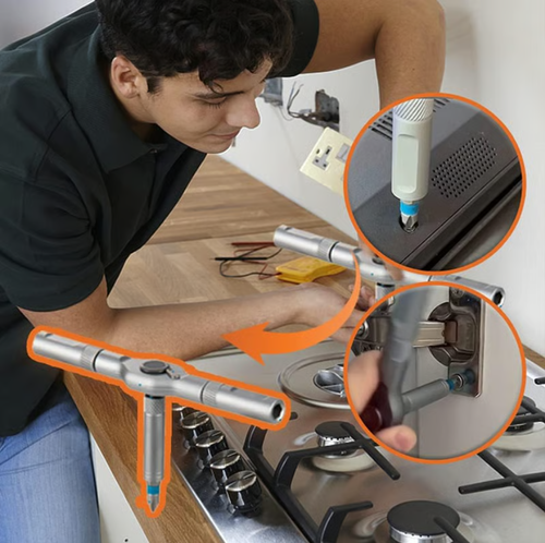 🔥24 in 1 DlY Screwdriver Set Magnetic Compact and Portable Ratchet Screwdriver