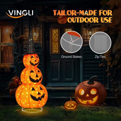 Halloween Pumpkin Folding Lantern