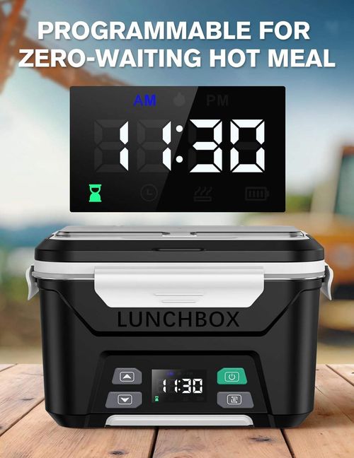 Custom Development Portable Cordless Food Warmer Heated Lunch Box for Adults Battery Powered Automatic Heating Insulated Bag