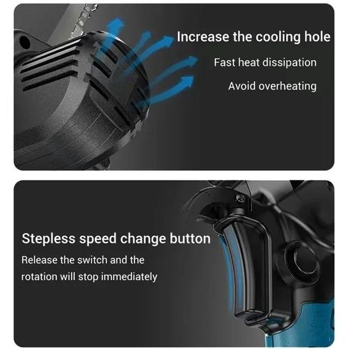 Mini 6-Inch Rechargeable Electric Chainsaw Industrial Household Handheld Logging Tree Power Saws for Garden Pruning Felling