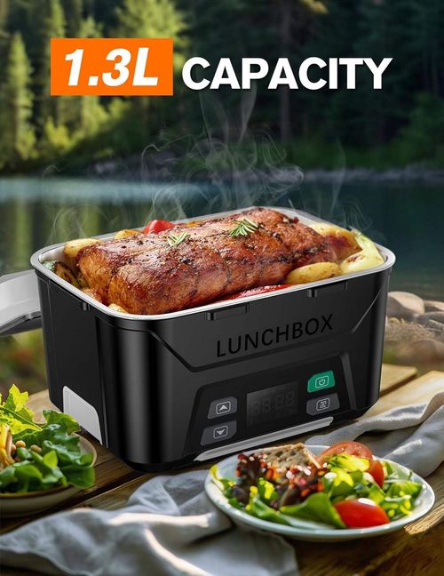 Custom Development Portable Cordless Food Warmer Heated Lunch Box for Adults Battery Powered Automatic Heating Insulated Bag