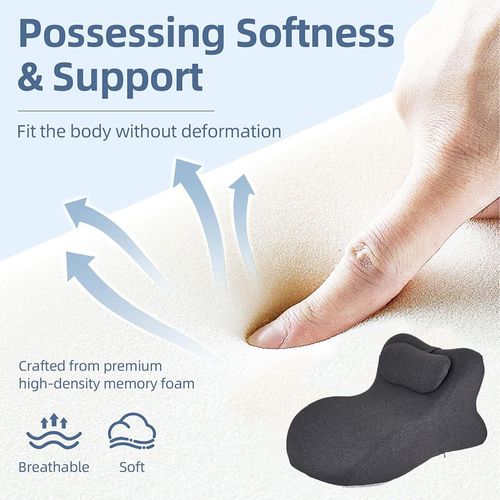 JYM Ergonomic Intimate Pillow Memory Foam Anti-Fatigue Pillow for Couples Intimate Time