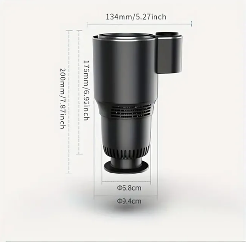 Car Home Fast Cooling And Heating Cup Mini Coffee Beer Refrigerator With Smart Temperature Control Travel Mug For Baby Milk Warmer Stainless Steel Cup