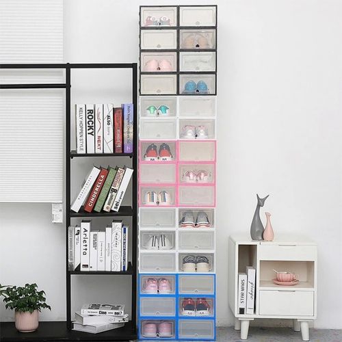 Plastic Shoe Storage Box (12 pieces) | SHOEZY