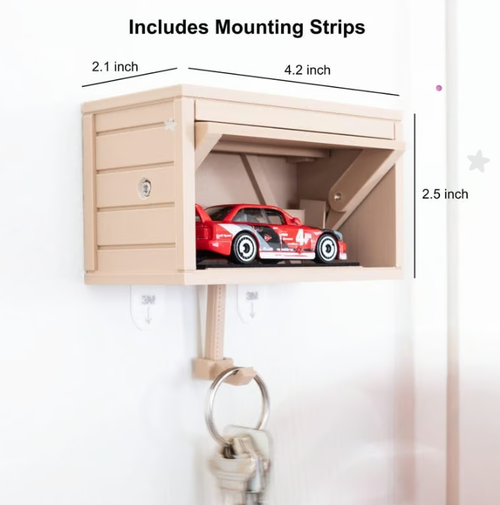 🔥Auto Garage Key Holder - Interactive Opening Door