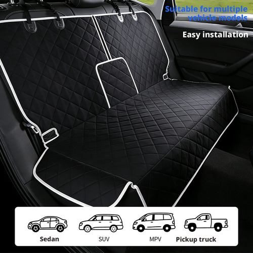 Universal Fit Pet Car Seat Cover – Waterproof, 4-Layer Scratch-Resistant & Non-Slip for Dogs & Cats 🐾🚗