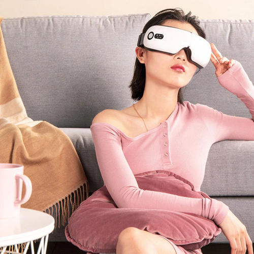 🎁Eye Massager with Heat and Vibration with Bluetooth Music