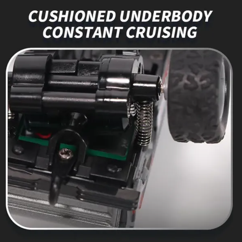 🔥Mini RC Monster Truck, 1- 64 Scale Alloy RC Big Wheel Truck