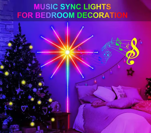 🎁💡WiFi Bluetooth Smart Fireworks Led Light