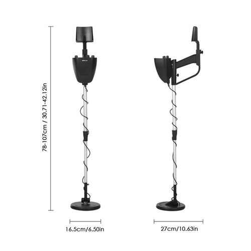 Metal detector, waterproof and portable underground treasure finder