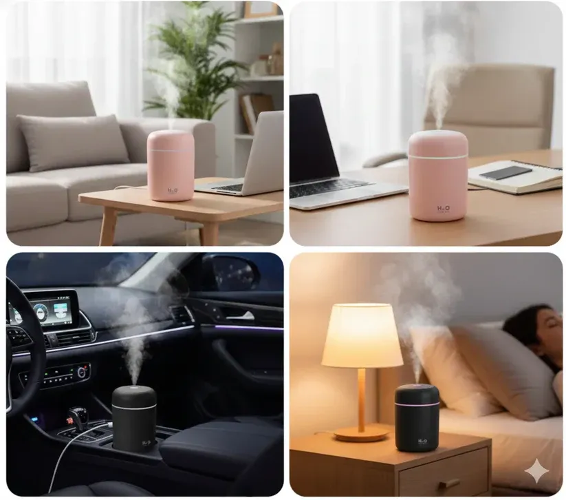 Smart Humidifier | Mist + Ambient Light | Daily Freshness