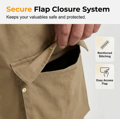 Men's Casual Cargo Shorts with Elastic Waist