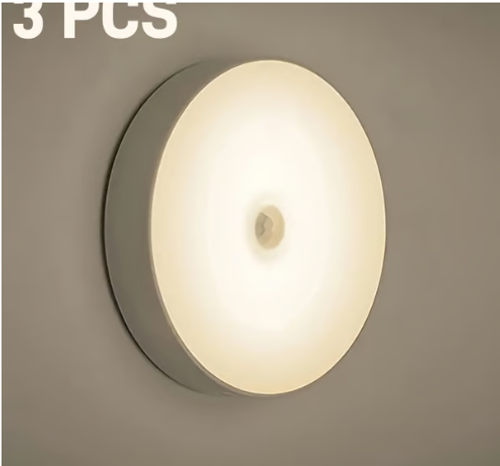 3pcs Motion Sensor LED Night Light